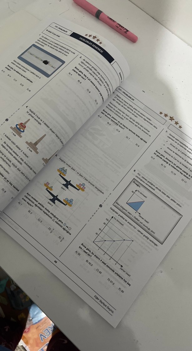 Yıldızlar Yarışıyor 32'li Problemler Konsept Deneme ilk 15 çözül - Görsel 3