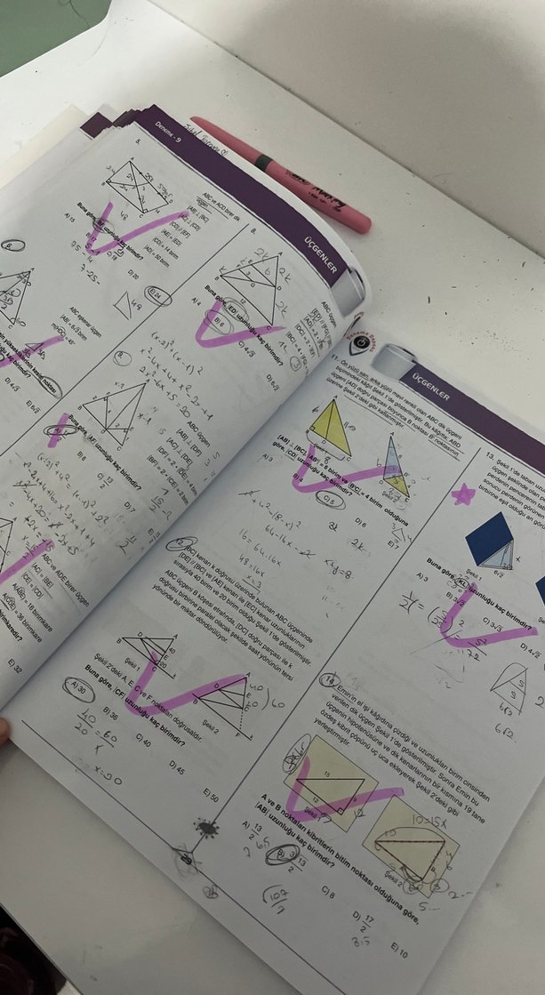 Deneme Deposu Üçgenler Konu Denemeleri Kitabı - Görsel 2