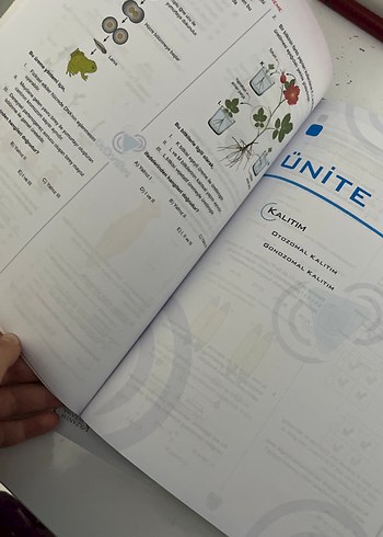 TYT Biyoloji Günlük Çalışma Kitabı Seti Bikaç testi çözülü - Görsel 2