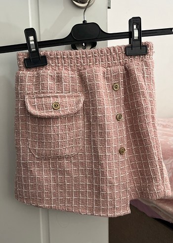 Düğmeli Pembe Kız Çocuk Kolsuz Yelek - Görsel 3