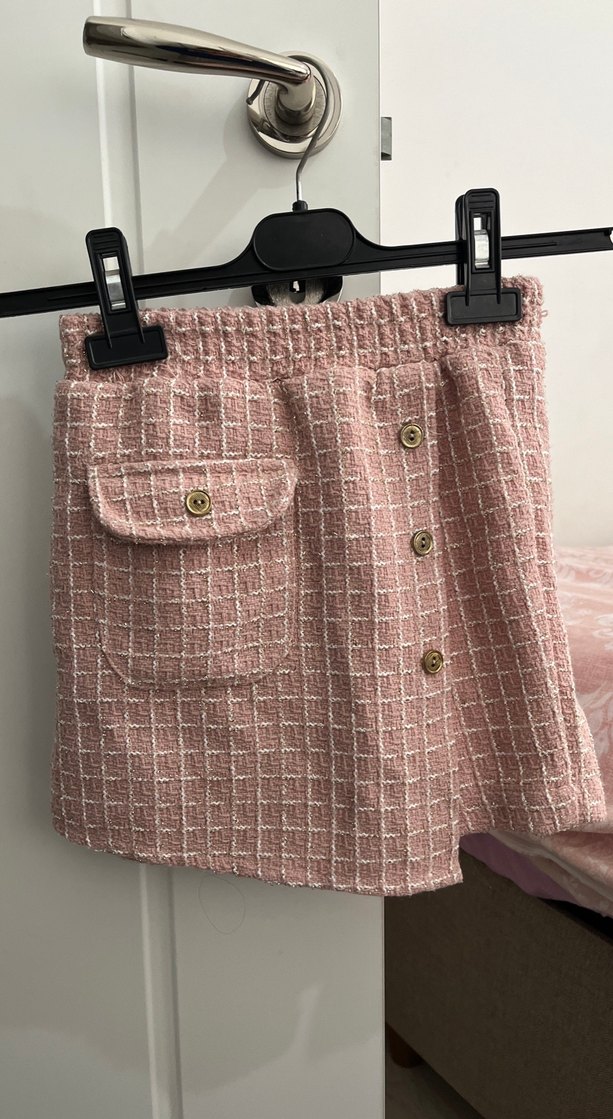 Düğmeli Pembe Kız Çocuk Kolsuz Yelek - Görsel 3