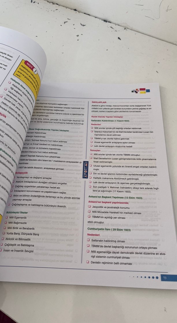 TYT Sosyal Bilimler Konu Özeti Kitabı - Görsel 5
