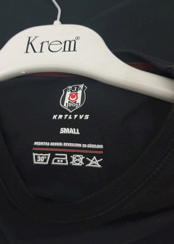 s Beden Kadın Kısa Kollu Kartal Baskılı Taraftar Tişört