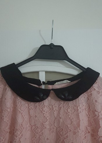 LC Waikiki Dantel Detaylı Pembe Uzun Kollu Gömlek Bluz