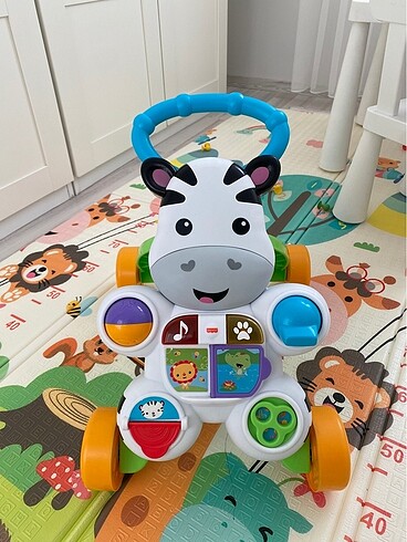  Beden beyaz Renk Fischer price zebra yürüme arkadaşı
