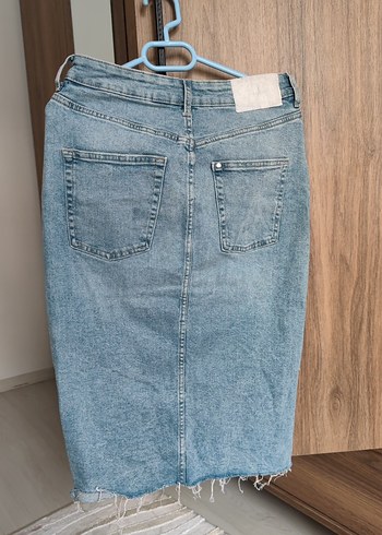 Mavi Kadın Denim Midi Etek