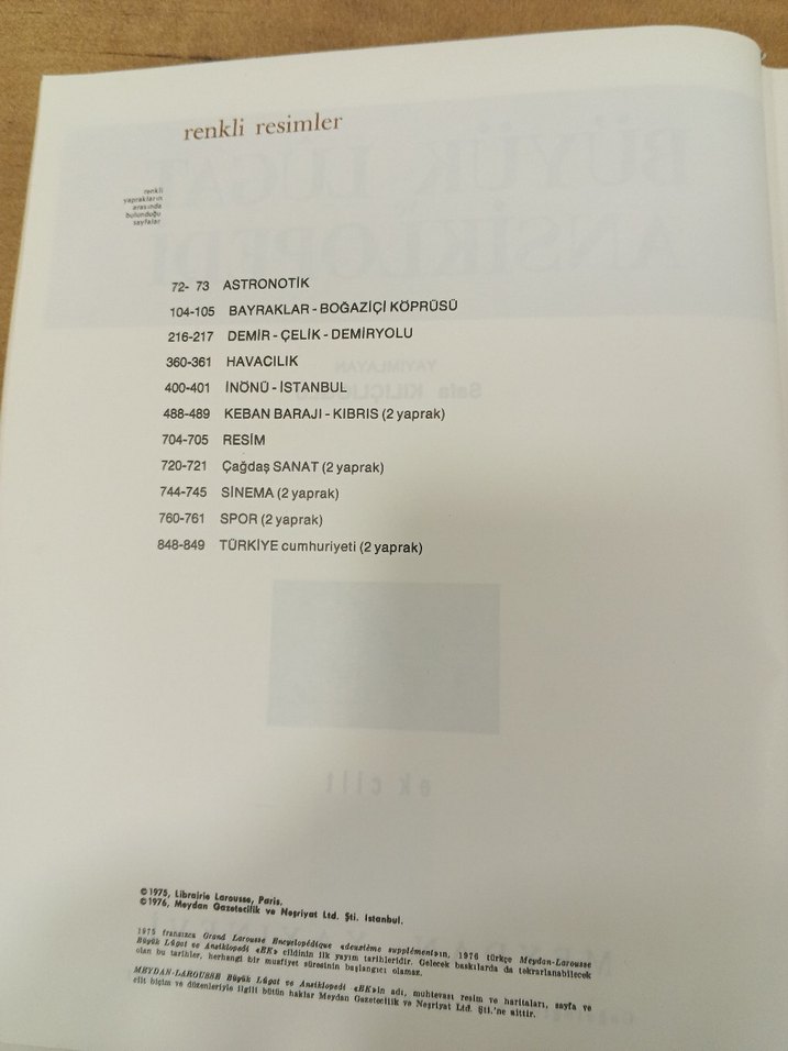 MEYDAN LAROUSSE BÜYÜK LÜGAT VE ANSİKLOPEDİ 12 CİLT - EK 2 CİLT - Görsel 5