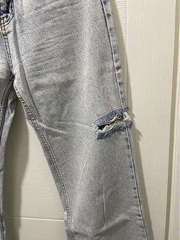 MAVİ YÜKSEK BEL JEANS - Görsel 2