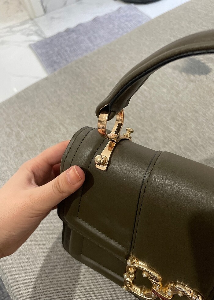 İTHAL DOLCE GABBANA HAKİ YEŞİL ÇANTA - Görsel 5