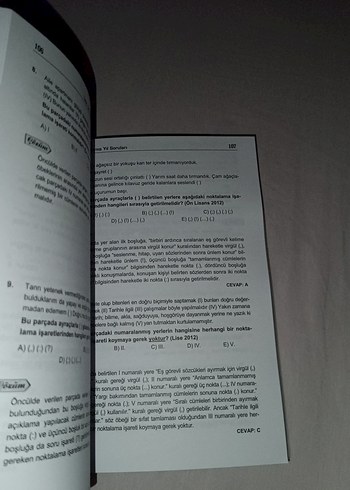 KPSS Lise Ön Lisans Türkçe Çıkmış Sorular Kitabı - Görsel 6