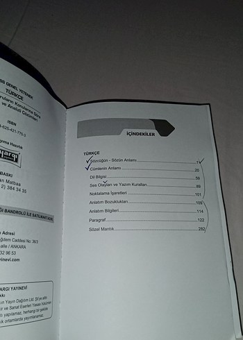 KPSS Lise Ön Lisans Türkçe Çıkmış Sorular Kitabı - Görsel 5