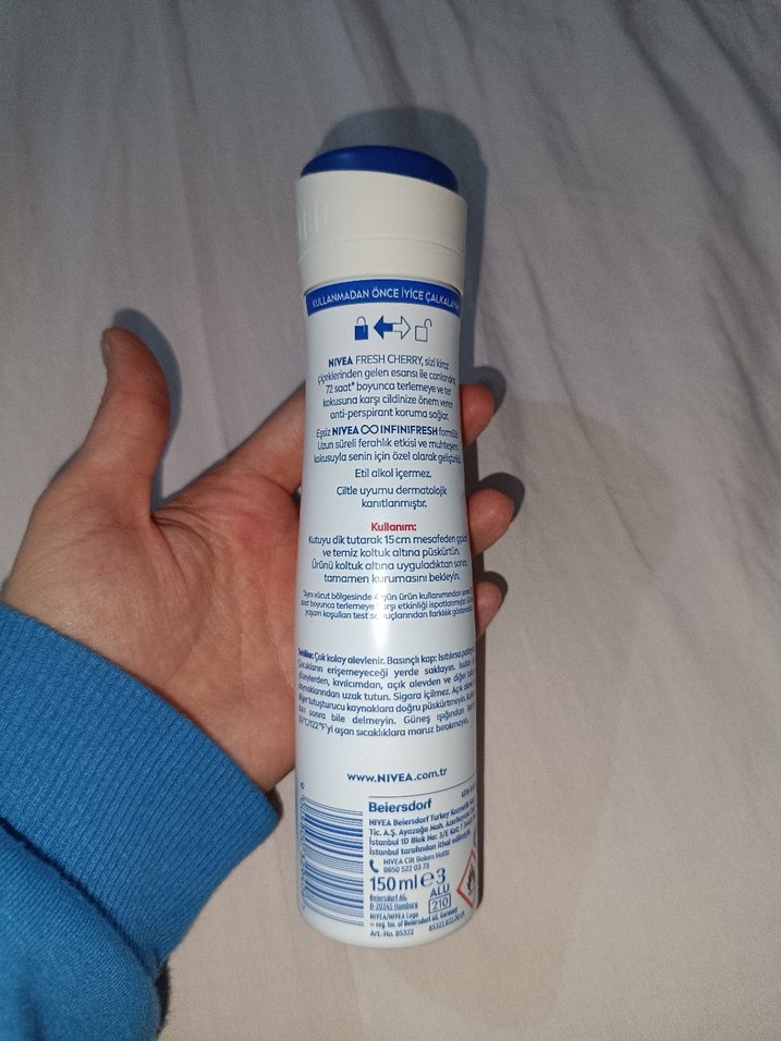 Nivea Fresh Cherry Kadın Deodorant 150 ml - Görsel 3