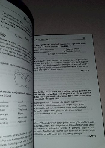 KPSS Coğrafya Çıkmış Sorular 2010-2022 - Görsel 6