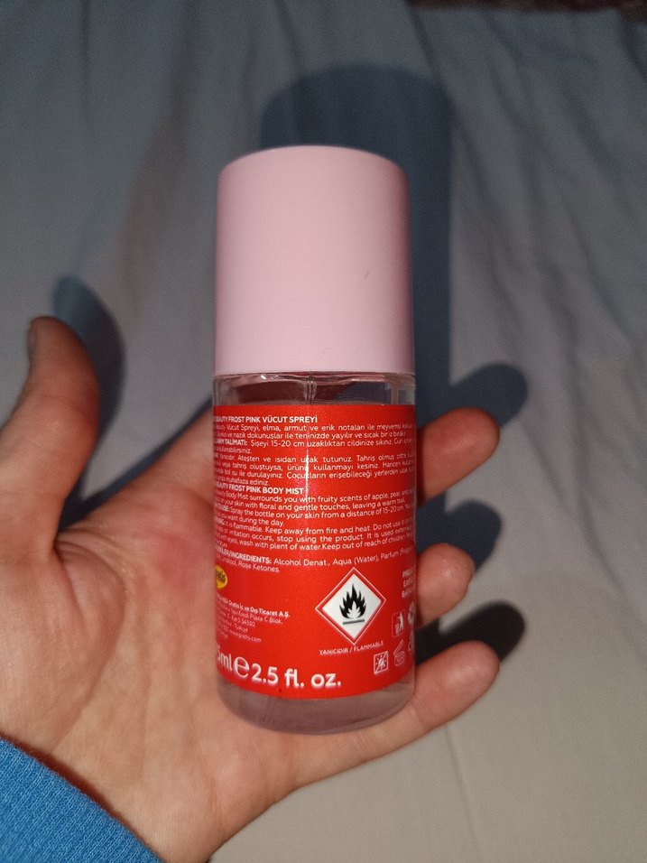 Bee Beauty Frost Pink Vücut Spreyi - Görsel 3