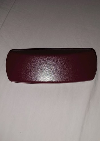 Bordo Parlak Kadın Gözlük Kutusu - Görsel 2