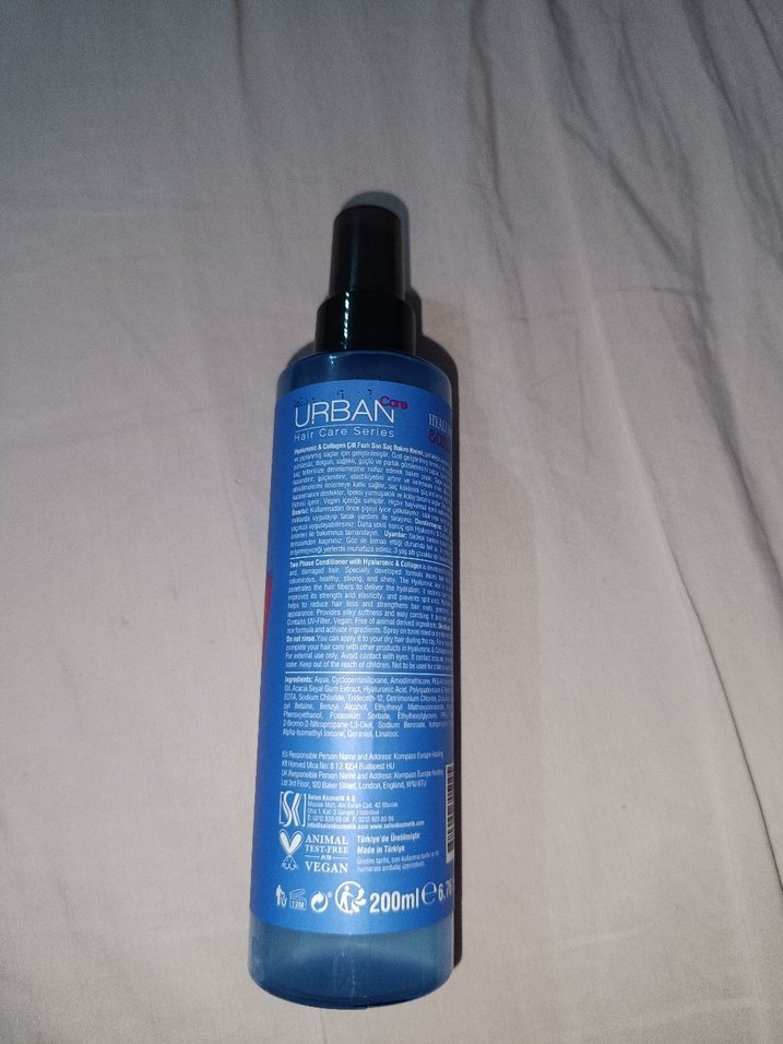Urban Hyaluronic Acid & Collagen Sıvı Saç Kremi - Görsel 3