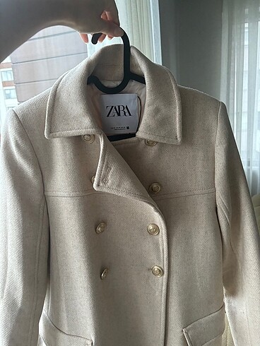 Zara Zara yün karışımlı kaban