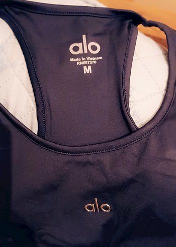 Alo Siyah Baskılı Spor Sütyeni XL m l bedenleri bulunuyor - Görsel 3