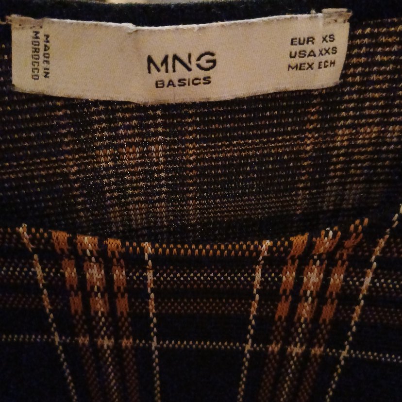 Kahverengi Ekose Midi  Elbise çok  rahat salaş  duruyor. - Görsel 2