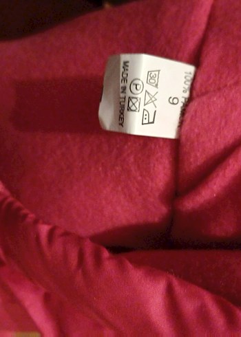 Kız Çocuk kapüşonlu Pembe Fermuarlı Mont  bembe.  rengide var - Görsel 7