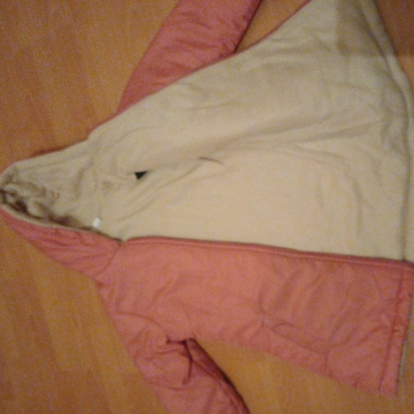 Kız Çocuk kapüşonlu Pembe Fermuarlı Mont  bembe.  rengide var - Görsel 3