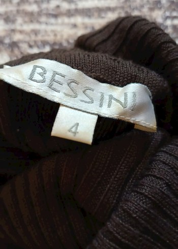 Kemer Detaylı kahve rengi Triko Midi Elbise 1 defa.giyildi - Görsel 6