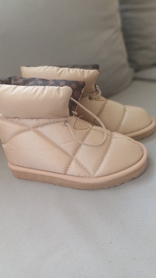 bej rengi Kadın Dolgu Topuklu Bot - Görsel 2