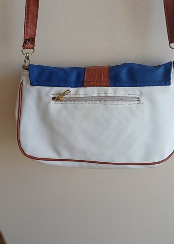 Renkli Baskılı Kadın Omuz Çantası 2 defa kulanılmıştır - Görsel 2