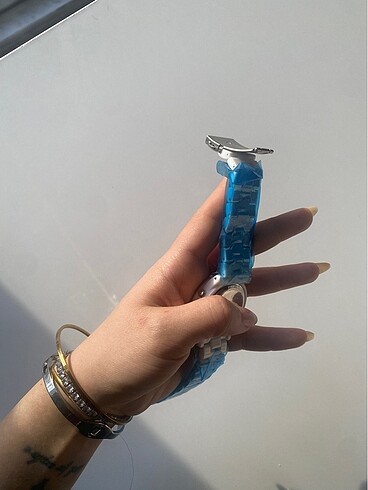 Calvin Klein taşlı beyaz saat - Görsel 5