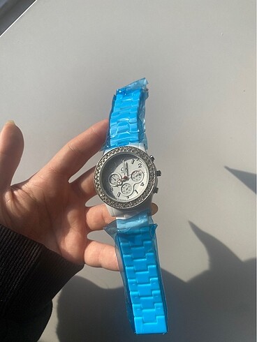 Calvin Klein taşlı beyaz saat - Görsel 7