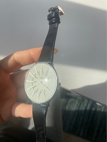 Beden Calvin Klein siyah deri saat