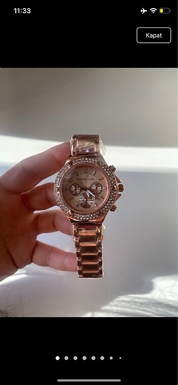 Beden çeşitli Renk Michael Kors rose Gold saat
