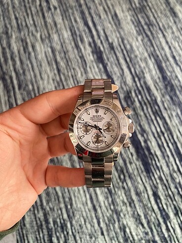 Rolex Gümüş Rolex Daytona Oyster unisex saat