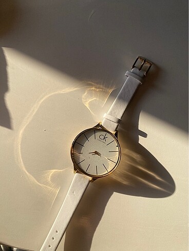 Calvin Klein CX89176 beyaz gold saat