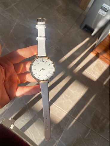 Beden beyaz Renk Calvin Klein CX89176 beyaz gold saat