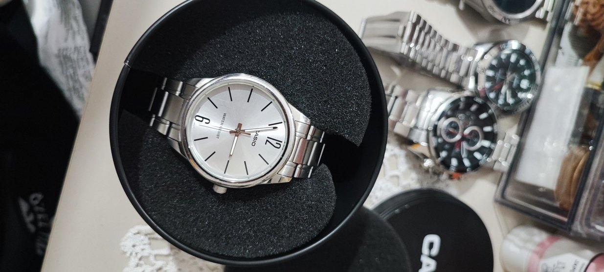 Casio Klasik Erkek Kol Saati Beyaz Kadran - Görsel 3