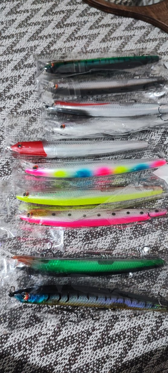 parlak Renkli 3 kancalı sahte balık 12 cm - Görsel 3