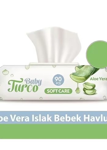 Baby Turco Zeytinyağlı Islak Mendil 90'lı - Görsel 2