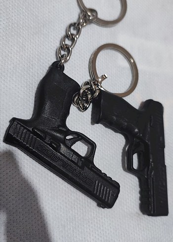 Siyah Tabanca Tasarımlı SAR 9 Anahtarlık - Görsel 4