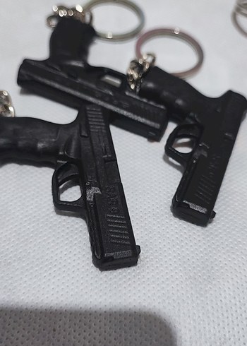Siyah Tabanca Tasarımlı SAR 9 Anahtarlık - Görsel 5