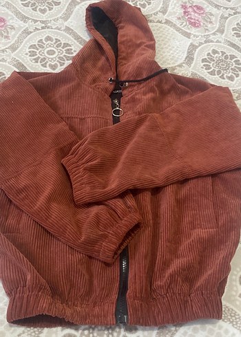 Kahverengi Kadın Süet Kapüşonlu Ceket - Görsel 3