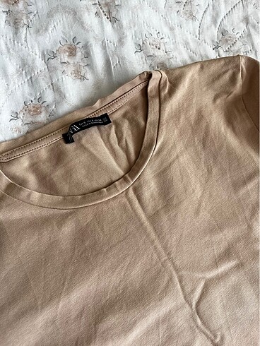 s Beden Zara bej crop tshirt