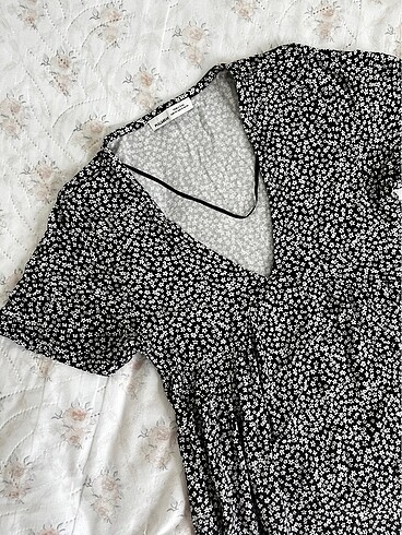 Pull&bear mini çiçekli elbise