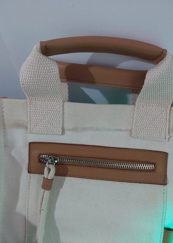  Beden beyaz Renk Minimalist Beyaz Kadın Çanta Fermuarlı Cepli