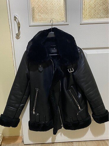 Stradivarius Kürklü Biker Ceket