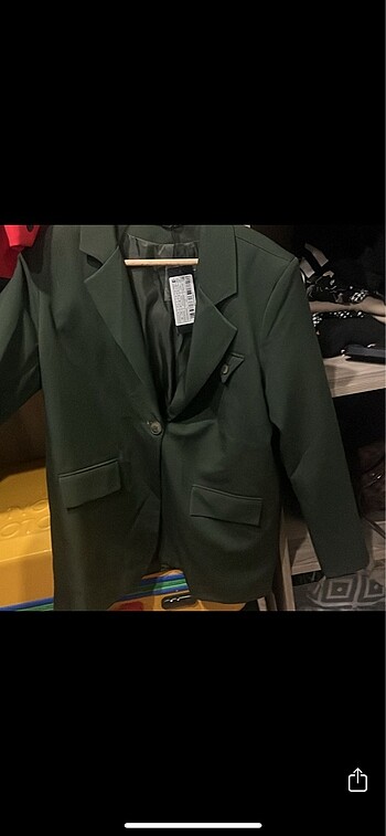 haki blazer ceket yeni etiketli trndyolmilla