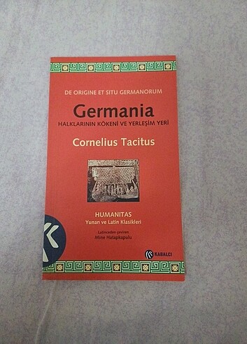 Germania Halklarının Kökeni ve Yerleşim Yeri-Cornelius Tacitus