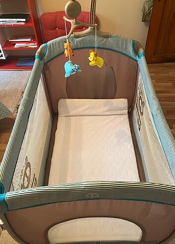  Beden turkuaz Renk Baby plus park yatak