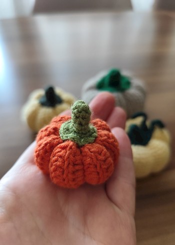 Renkli Örgü Kabak Dekorları - Görsel 3