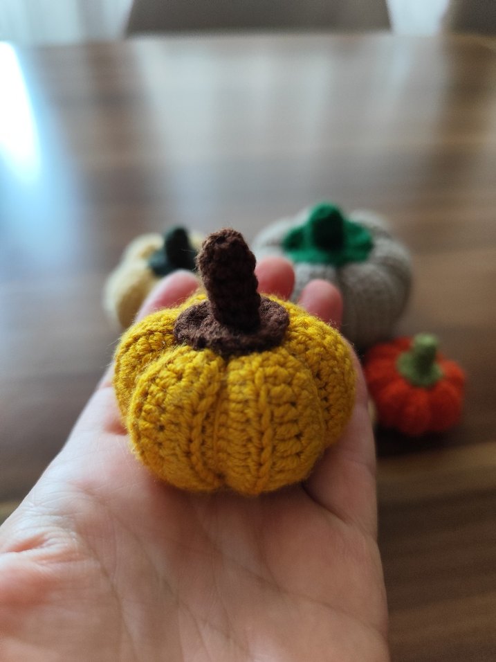 Renkli Örgü Kabak Dekorları - Görsel 2